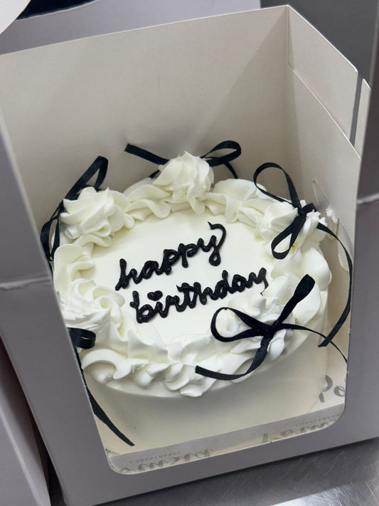 Chic Noir Bento Cake