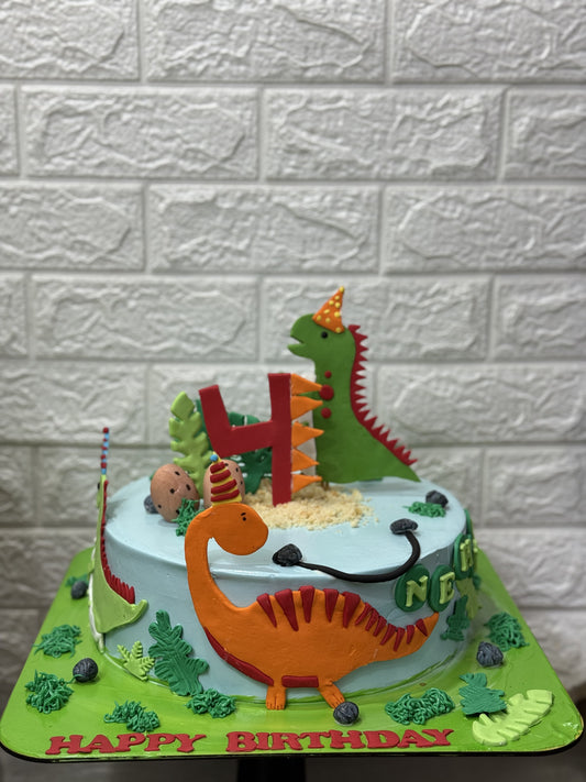 Dino Party Cake