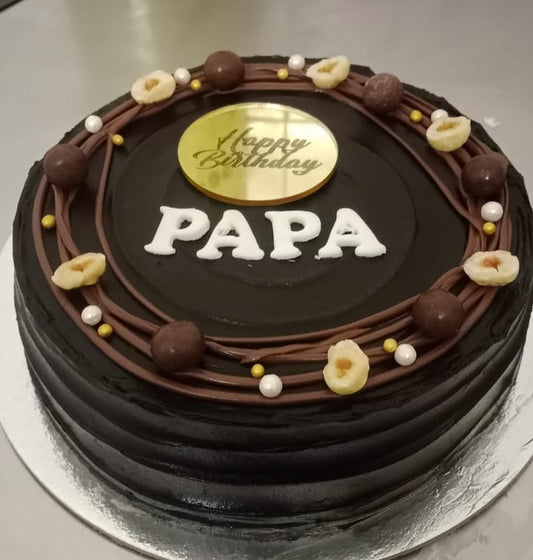 Golden Choco Nut Cake